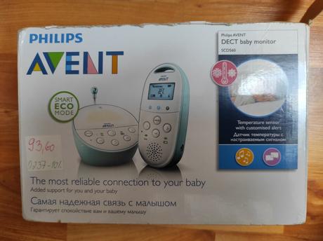 Detská vysielačka/ pestúnka avent, philips avent