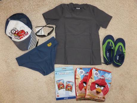 Letny balicek do vody pre 5-6r. chlapca, 104–116