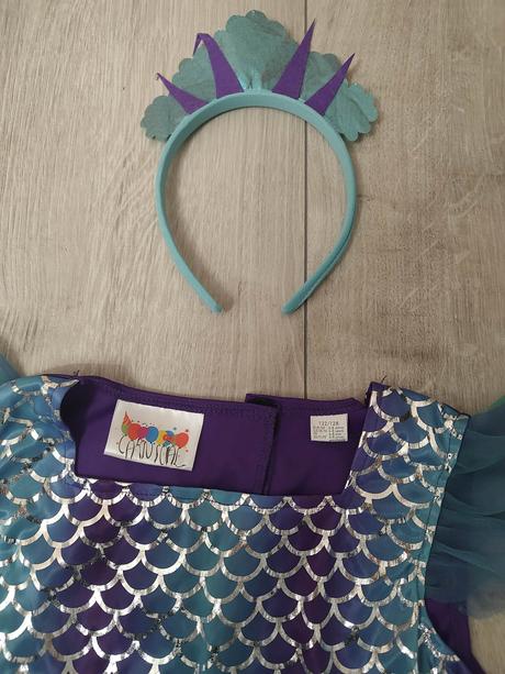 Karnevalový kostým morská panna, veľ.122/128, lupilu,122