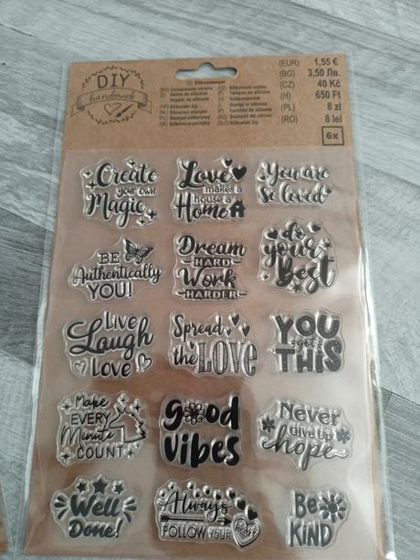 Silikónové pečiatky, 