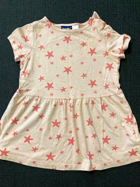 Šaty s krátkym rukávom 74/80, lupilu,80