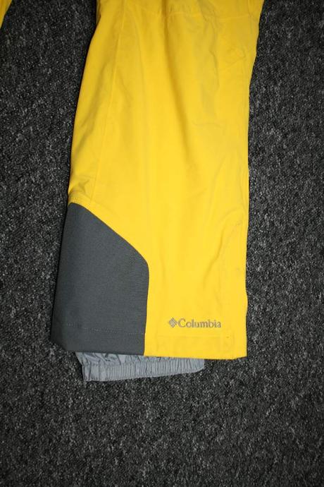 Žlté lyžiarske nohavice columbia  veľ. m, columbia,m