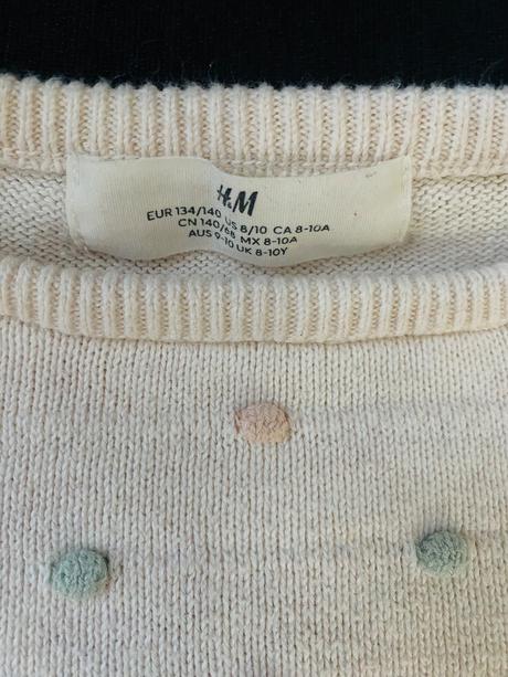 Dievčensky sveter, h&m,140