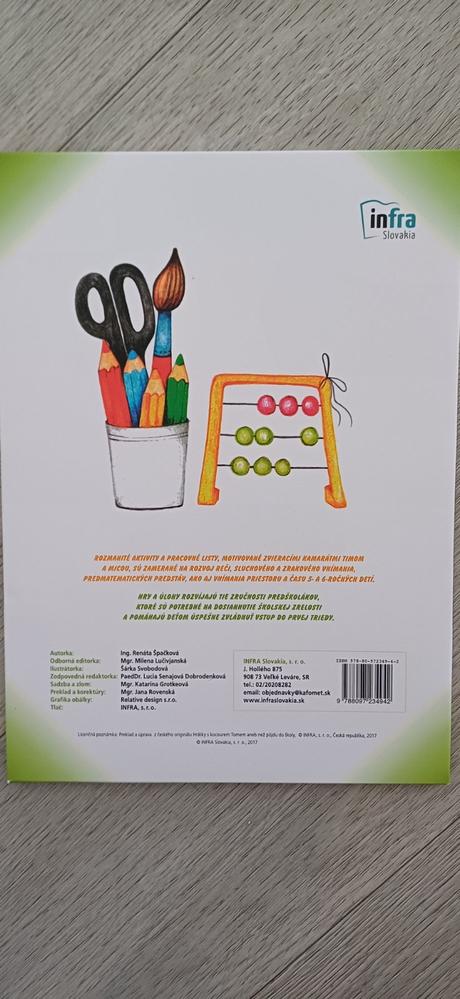 Pracovné listy na školskú zrelost, 