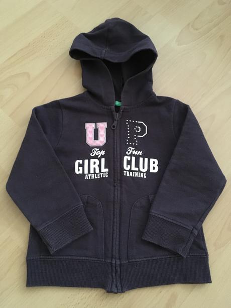 Fialova mikina zn.benetton, benetton,86