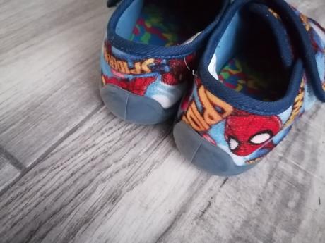 Teplé papučky spiderman - 28 + ortopedické vložky, 28