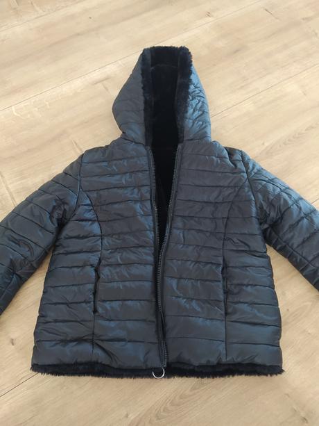 Obojstranný dievčenský kožuštek, terranova,152