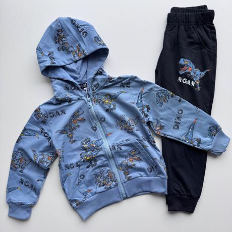 Chlapčenské tepláky roar tmavomodrá, 98 - 128