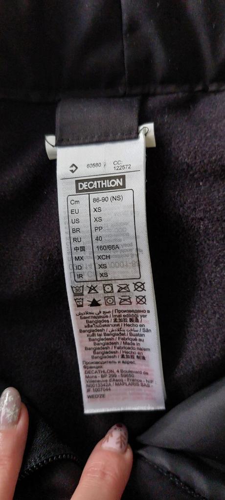 Zimné lyžiarske nohavice - výborný stav, decathlon,xs