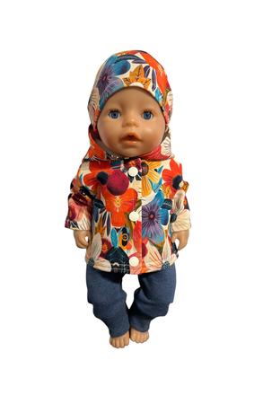 Set pre babiku baby born 43 cm - kvety 2,