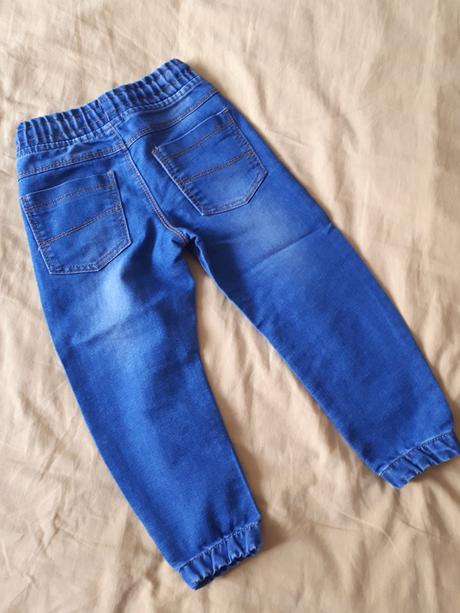 Riflové jogger nohavice, pepco,104