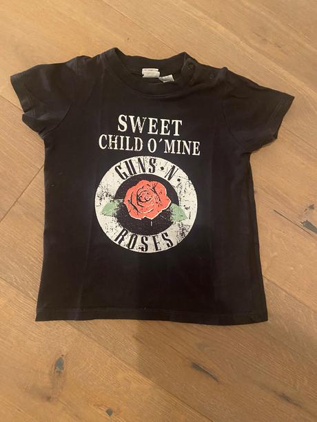 Tricko guns n roses, h&m,80