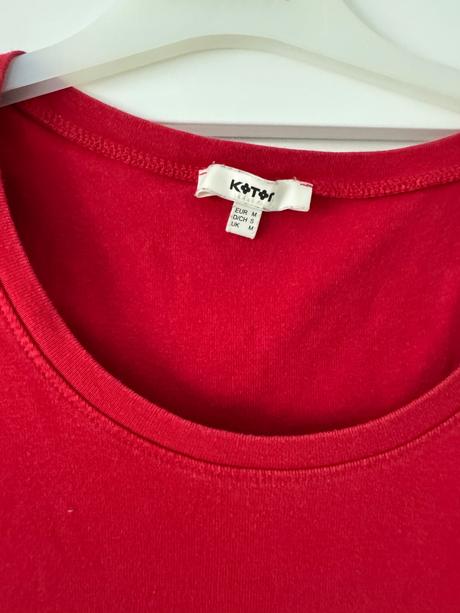 Cervene basic tricko koton, m