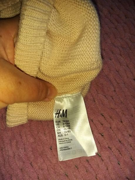 Platená  čiapka, h&m,80