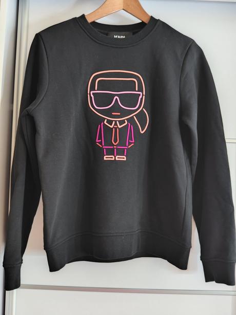 Karl lagerfeld originál ikonicka mikina s/m, s