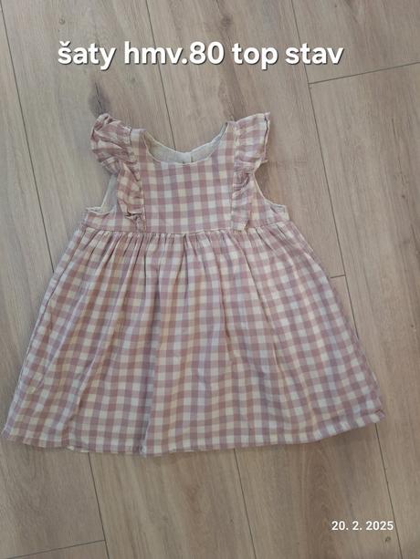 Dievčenské šatyy hm, h&m,80
