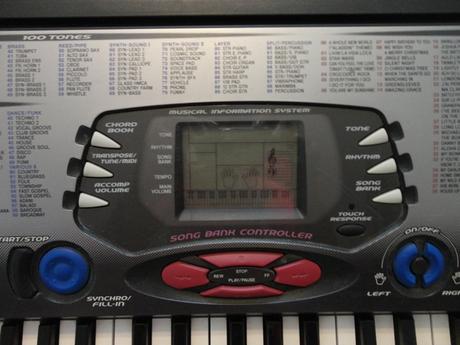 Elektronické klávesy casio - klavír,