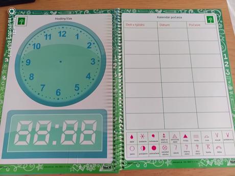 Creo pracovné listy "školáčik" (stierateľná), 