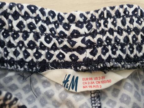 Nohavice, h&m,98