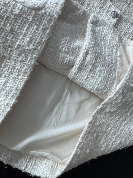 H&m - tvídový kabátik, h&m,s