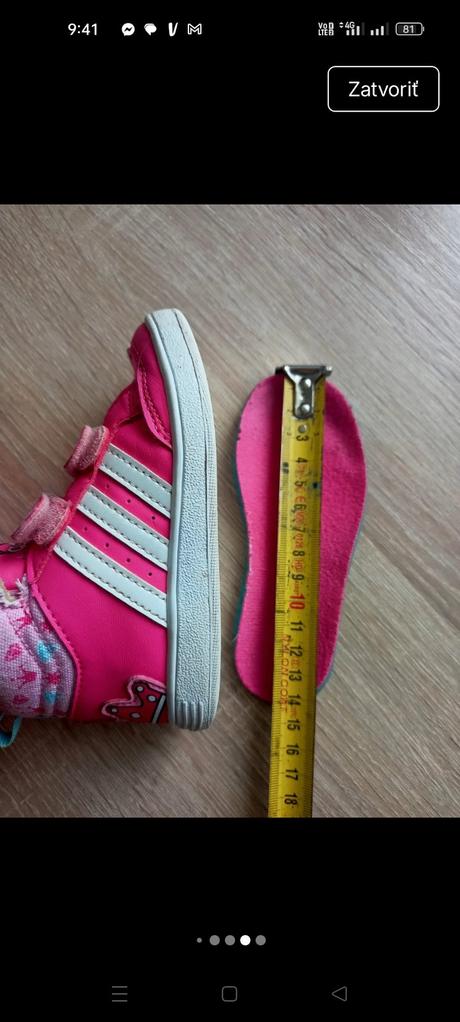 Adidas tenisky (vyššie) 23, adidas,23