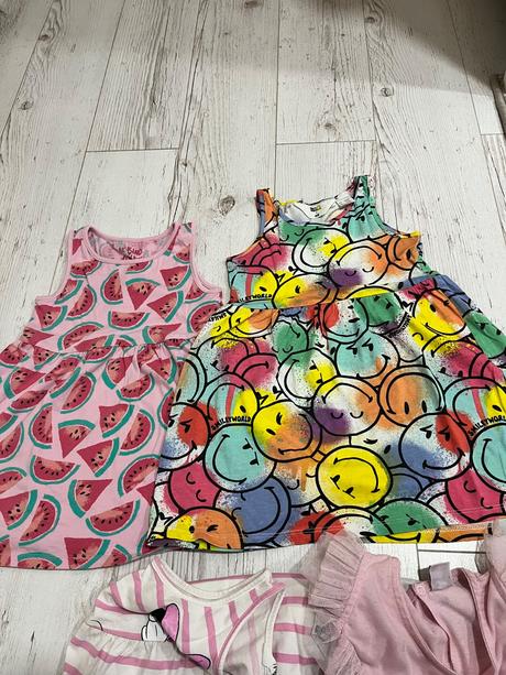 Šaty na leto 98/104 6ks, h&m,98