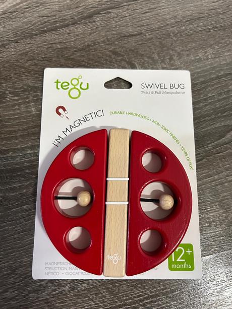 Tegu magneticka hračka chrobák - červena,