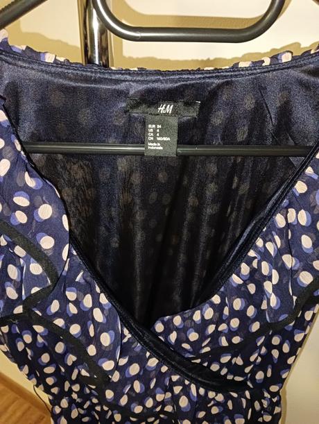 H&m guličkové šaty s volánikmi, h&m,xs
