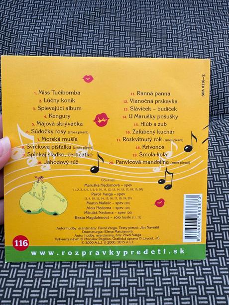 Pesnicky cd cingilingi, 