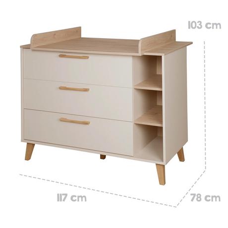 Roba jil cashmere prebaľovacia komoda, 