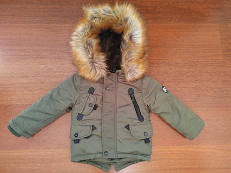 Zimná bunda s kožušinou v.1,5 - 2 r., 92