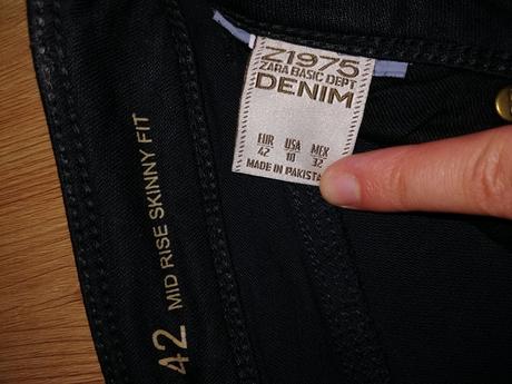 Čierne rifle zara, zara,42