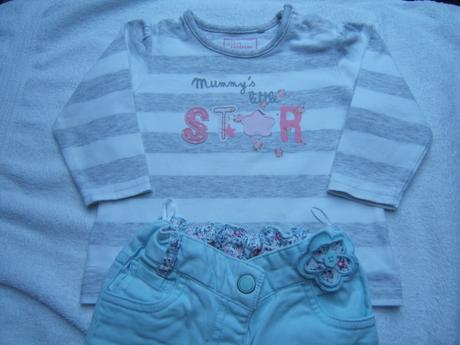 Nohavice s kvetinkou, baby club,74