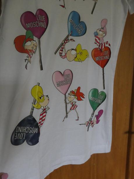 Love moschino original dlhe tricko/saty s/m, moschino,s