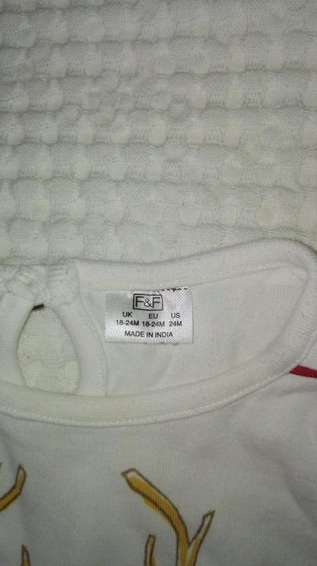 Bavlnené tričko, f&f,86