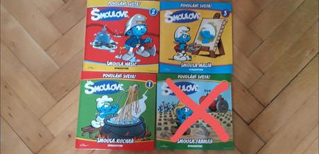 Knizky "šmolkovia",