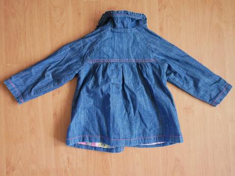 Riflový kabátik s lienkami, next,92