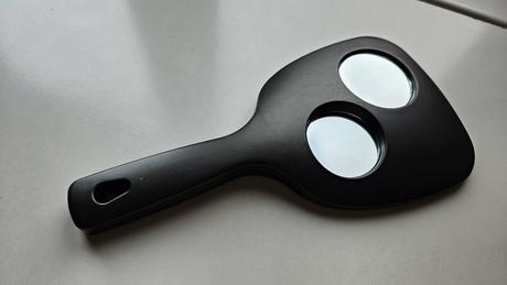 Praktické ručné zrkadlo 3v1, klasické + 2x zväčšov, 