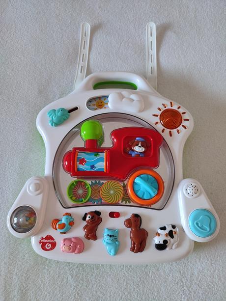 Hrací panel farma na postieľku/ohrádku, 