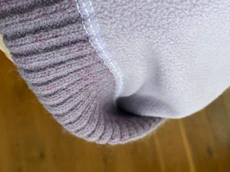 Fialová zateplená čiapka,