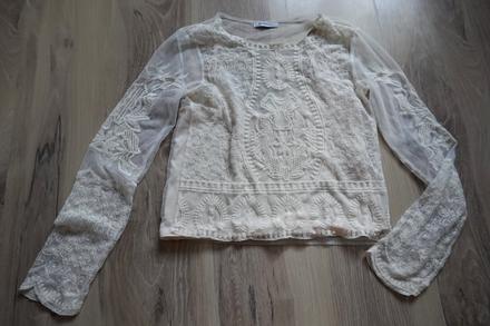 Čipkovaný top zara, zara,s