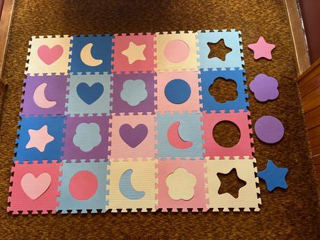 Detská hracia podložka - puzzle, 