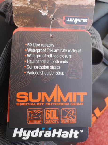 Summit vodotesná outdoorová taška 60l, 