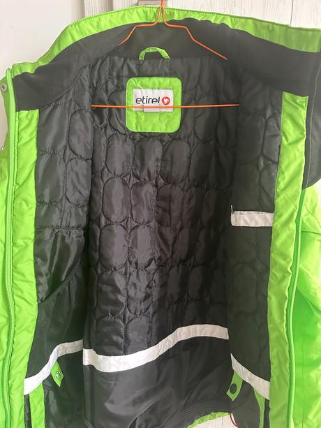 Lyziarska zimna bunda, etirel,m