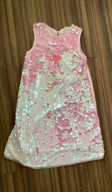 Krásne flitrovane saty h&m, h&m,140