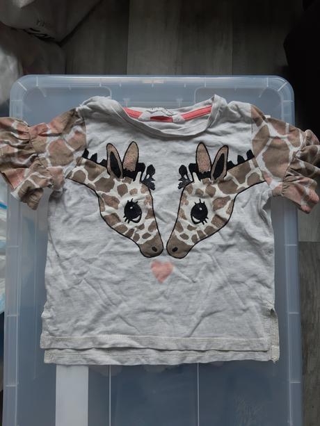 Tricko so zirafami, h&m,98
