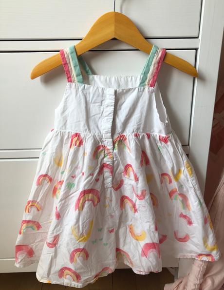 Biele dúhové šaty ovs, 92, ovs,92
