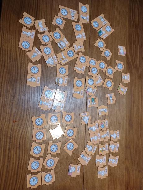 Puzzle hra učenie hodín, 