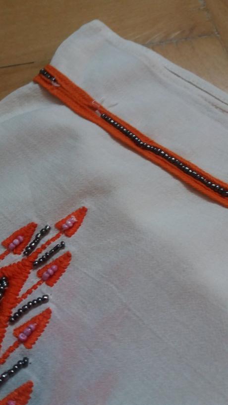 Vysivany top s koralikmi zara, zara,s