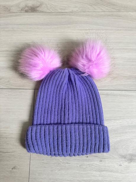 Dievčenska čiapka s brmbolcami, pepco,134